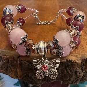 Handmade Memory Wire Cuff Bracelet